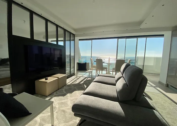 Le Panoramique, P2 Vue Sur Mer, Clim, Centre Ville, Wifi * 拉格朗德默特